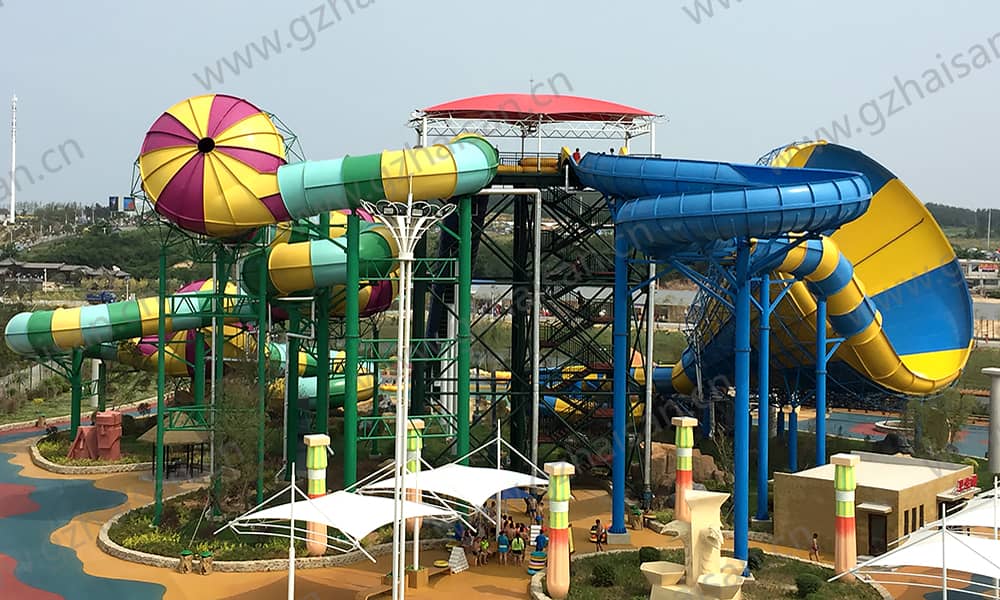 辽宁盖州亚特兰蒂斯海乐园大喇叭、暴风谷组合