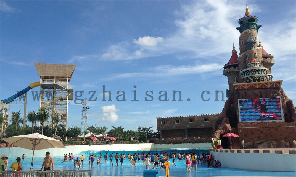 水上游乐设施总体的布局